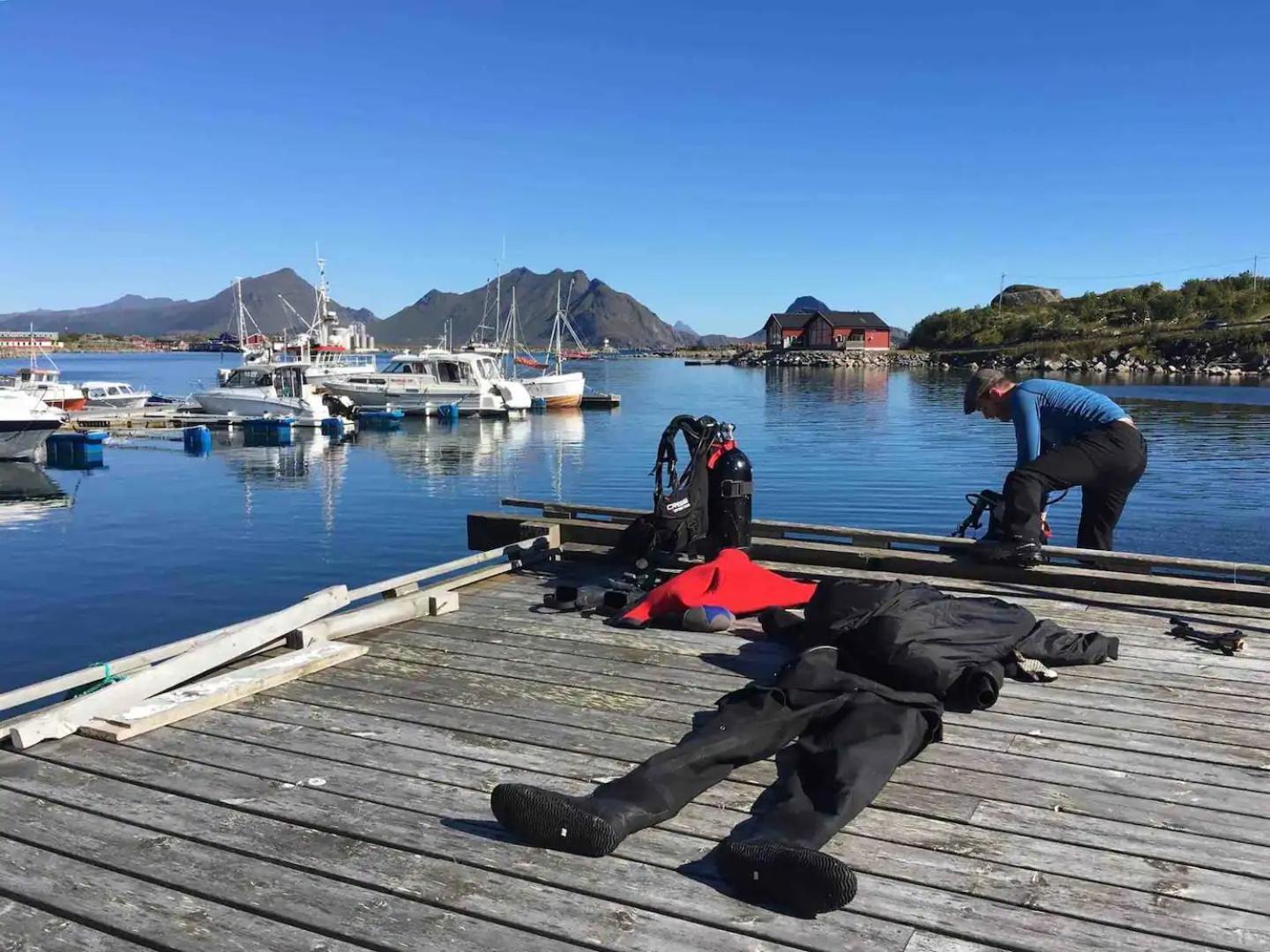 Real Fisherman'S Cabins In Ballstad, Lofoten Exterior foto